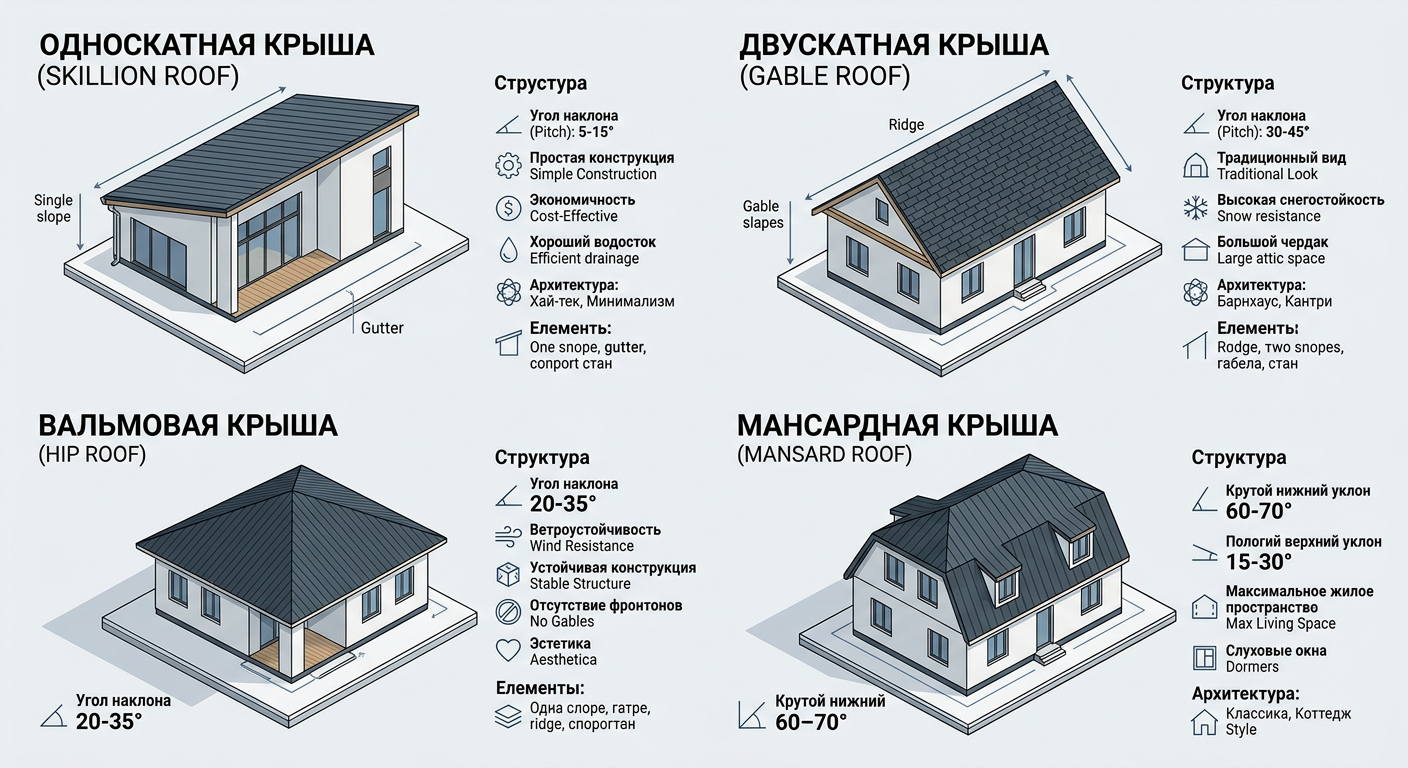 Проектирование кровли инженерные расчёты, виды крыш и выбор материалов для надежного дома